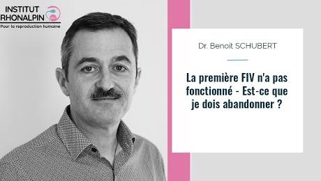 La première FIV n a pas fonctionné.  Est ce que je dois abandonner ?